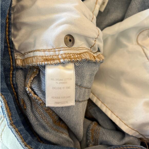 Garnet Hill Light Wash Mid Rise Skinny Jeans Size 26 Organic Cotton Stretch - Picture 7 of 11